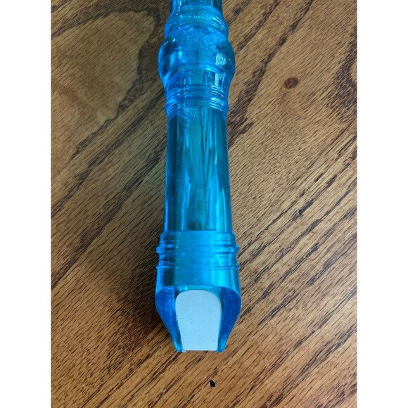 Toyi Blue acrylic Soprano Recorder - Trans Blue - Picture 2 of 3